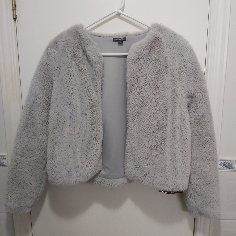 Wild Fable Grey Cozy Jacket Size Small (S)